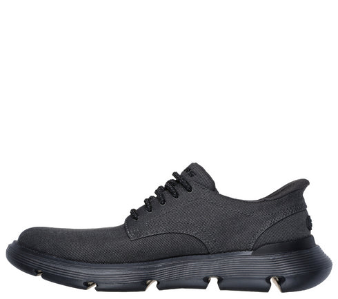 Pantofi sport, barbati, SKECHERS GARZA CLIVE SLIP-INS 205352-BLK negru, textil